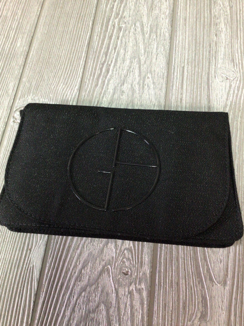 Armani Black Cutch Canvas Purse